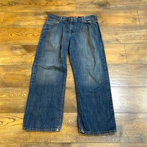 Vintage 2000s y2k Mossimo supply co  denim blue jeans 36 x 30 excellent